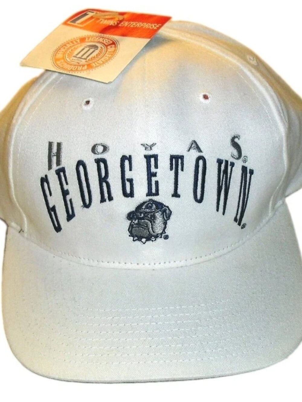 Georgetown Hoyas Vintage 90s Mens Snapback hat cap White Color New Ncaa